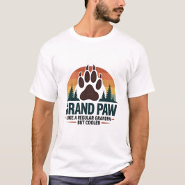 Grand Paw - Funny Grandpa-Geschenk für Hunde und B T-Shirt
