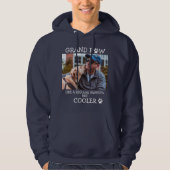 Grand Paw Regular Opa aber Cooleres Custom Foto Hoodie (Vorderseite)