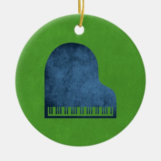 Grand Piano Blues Keramikornament (Vorne)