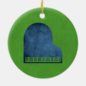 Grand Piano Blues Keramikornament (Hinten)
