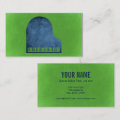 Grand Piano Blues Visitenkarte (Vorne/Hinten)