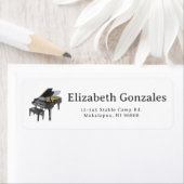 Grand Piano Elegant Watercolor Illustration (Insitu)