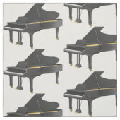 Grand Piano Fabric Stoff (Muster)