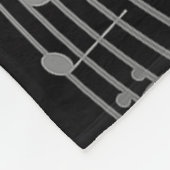 Grand Piano Fleece Blanket (Ecke)