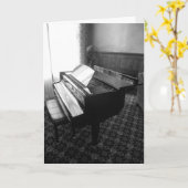 "Grand Piano" Geburtskarte Karte (Gelbe Blume)