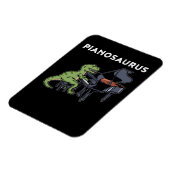 Grand Piano Gift Kids Pianist Dinosaur Music Piano Magnet (Linke Seite)