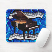GRAND PIANO KEYS MUSIC LOVER Mousepad (Mit Mouse)