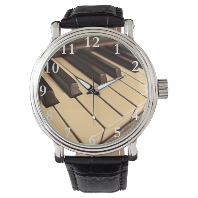 Grand Piano Keys Watch Armbanduhr (Vorderseite)