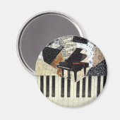 Grand Piano Magnet (Vorderseite/Rückseite)