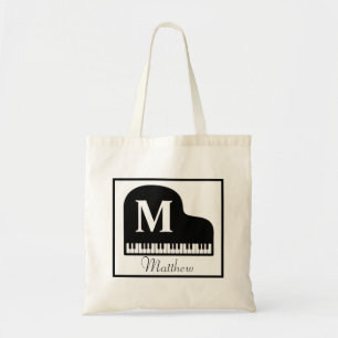 Grand Piano Monogram Pianist personalize Tragetasche