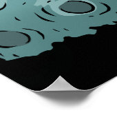 Grand Piano Music Pianist Gift Astronaut Piano Poster (Ecke)