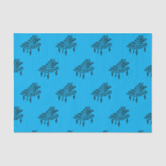 Grand Piano, Musiksymbole, Musiklehrer, Geschenk Seidenpapier