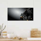 Grand Piano Poster (Küche)