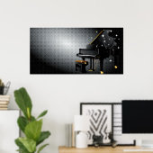 Grand Piano Poster (Heimbüro)