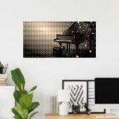 Grand Piano Poster (Heimbüro)