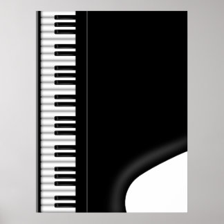 Grand Piano Poster