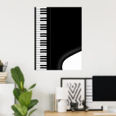 Grand Piano Poster (Heimbüro)
