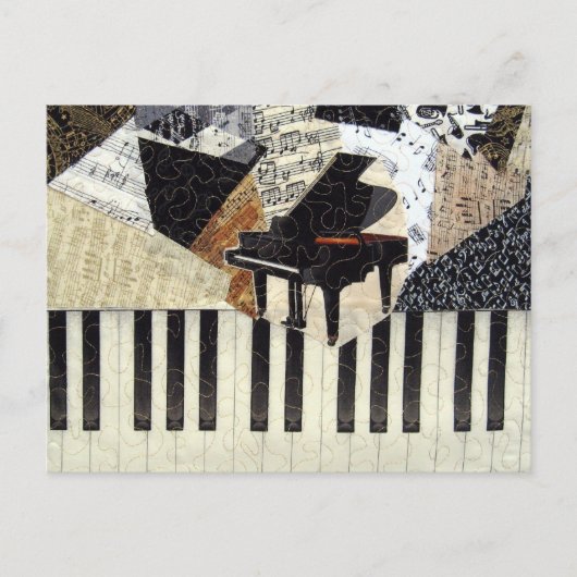 Grand Piano Postkarte (Vorderseite)