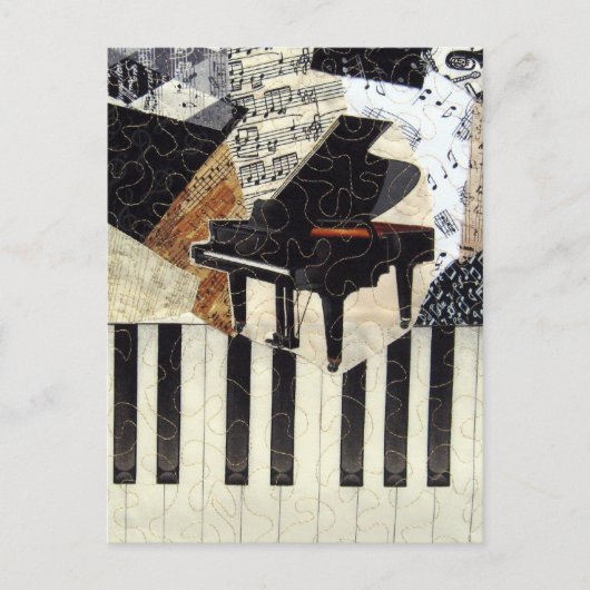 Grand Piano Postkarte (Vorderseite)