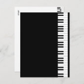 Grand Piano Postkarte (Vorne/Hinten)