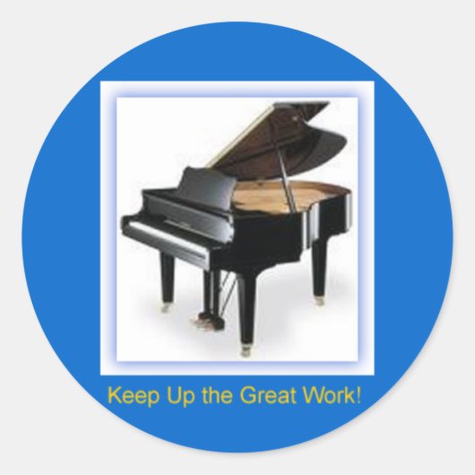 Grand Piano Sticker (Vorderseite)