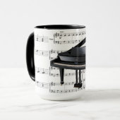 Grand Piano-Tasse Tasse (Vorderseite Links)
