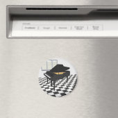 Grand Piano & Tile Floor: 3D-Modell: Magnet (In Situ (Geschirrspüler))
