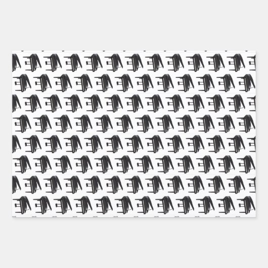 Grand Piano Tiled Pattern Geschenkpapier Set (Vorderseite 2)