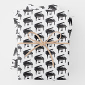 Grand Piano Tiled Pattern Geschenkpapier Set (Beispiel)