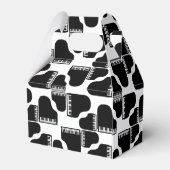 Grand Pianos Music Themed CUSTOM HINTERGRUNDFARBE Geschenkschachtel (Rückseite)