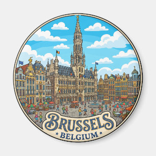 Grand Place, Brüssel Belgien Magnet