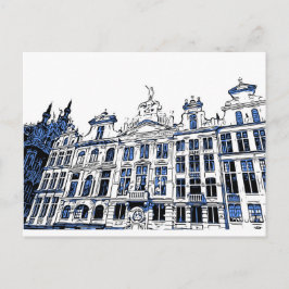 Grand Place, Brüssel, Belgien - Postkarte