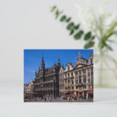 Grand Place, Brüssel, Belgien Postkarte (Stehend Vorderseite)