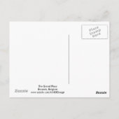 Grand Place - Brüssel, Belgien Postkarte (Rückseite)