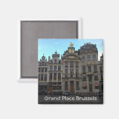 Grand Place, Brüssel Magnet (Vorderseite/Rückseite)