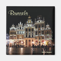 Grand Place in Brüssel, Belgien am Abend