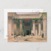Grand Portico des Philae-Tempels, Nubia Postkarte (Vorne/Hinten)