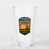 Grand Prisma Spring Yellowstone Nationalpark Glas (Vorderseite)