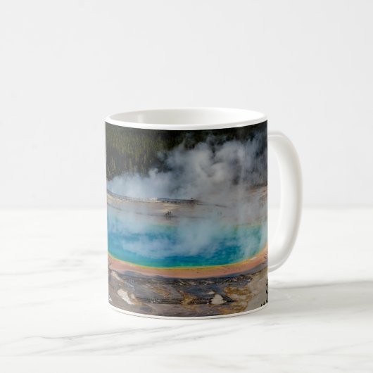 Grand Prisma Spring Yellowstone Nationalpark Kaffeetasse (VorderseiteRechts)
