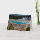 Grand Prisma Spring Yellowstone Nationalpark Karte (Vorderseite)