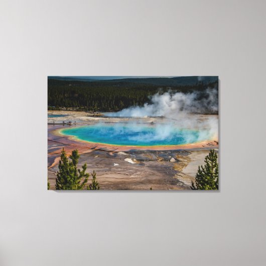 Grand Prisma Spring Yellowstone Nationalpark Leinwanddruck (Vorderseite)