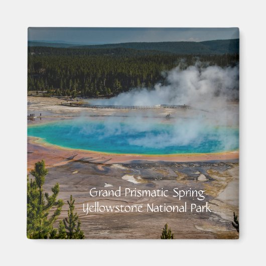 Grand Prisma Spring Yellowstone Nationalpark Magnet (Vorne)