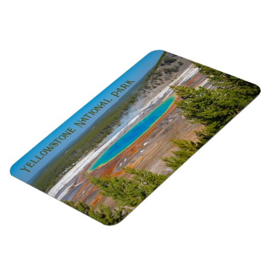 Grand Prisma Spring Yellowstone Nationalpark Magnet (Linke Seite)