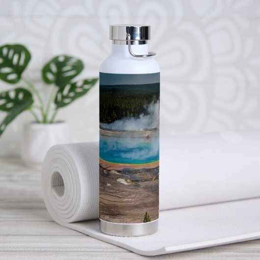 Grand Prisma Spring Yellowstone Nationalpark Trinkflasche (Yoga)