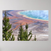 Grand Prismatic Aussicht Poster (Vorne)