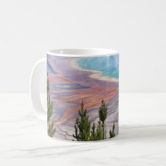 Grand Prismatic Overlook Kaffeetasse (Vorderseite Links)