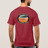 Grand Prismatic Spring auf dem Yellowstone Nationa T-Shirt (Rückseite)