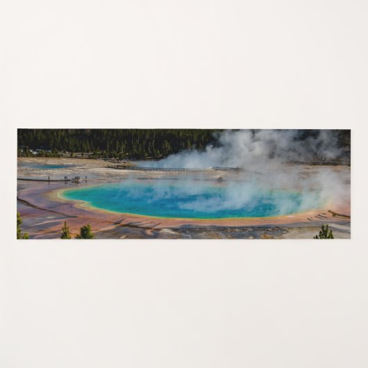 Grand Prismatic Spring Yellowstone National Park Yogamatte (Vorderseite (Horizontal))