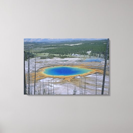 Grand Prismatic Spring, Yellowstone Nationalpark, Leinwanddruck (Vorderseite)