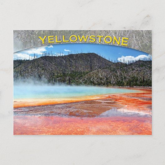 Grand Prismatic Spring, Yellowstone Nationalpark Postkarte (Vorderseite)